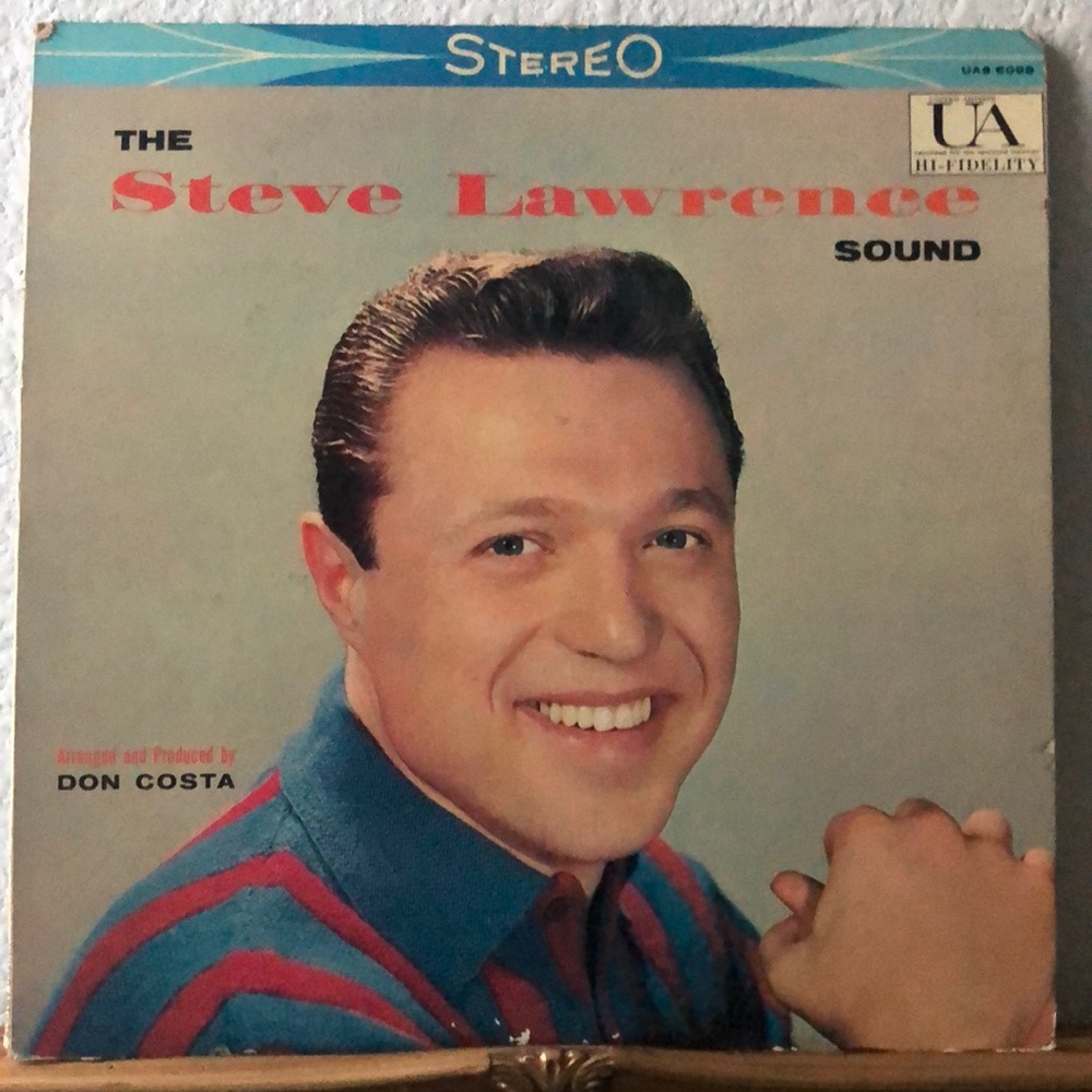 Steve Lawrence The Steve Lawrence Sound Vinyl Lp '60